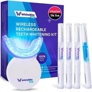 Premium Teeth Whitening Kit for Sensitive Teeth 32X Dual LED Light Teeth Enamel
